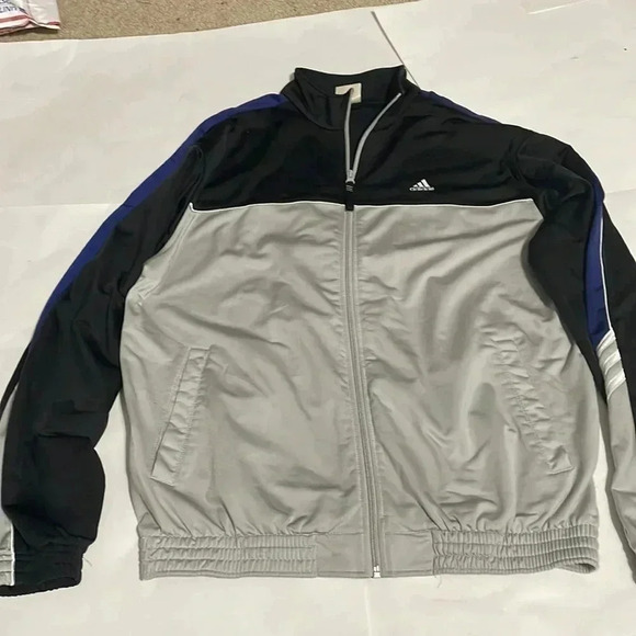 Adidas zip up jacket size large - Picture 1 of 7